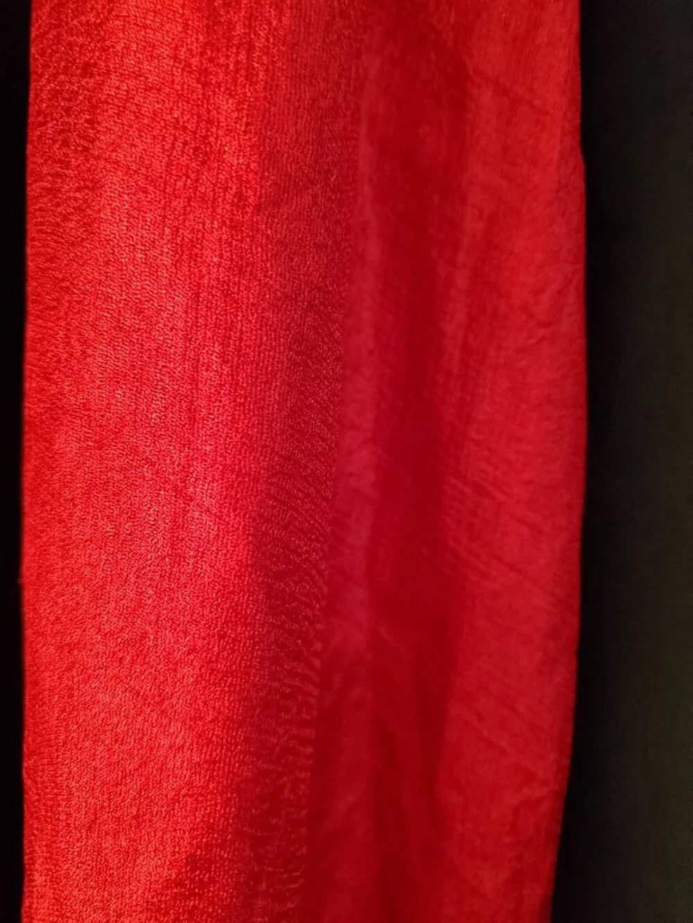 SCARF LOT OF 5 Women's Long Rectangle Dark Evening Goth Black Red Metallic